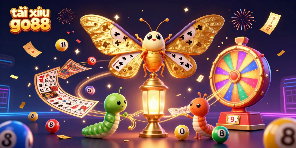 Engage with exciting tài xỉu go88 gameplay featuring vibrant elements like lottery balls and prizes.