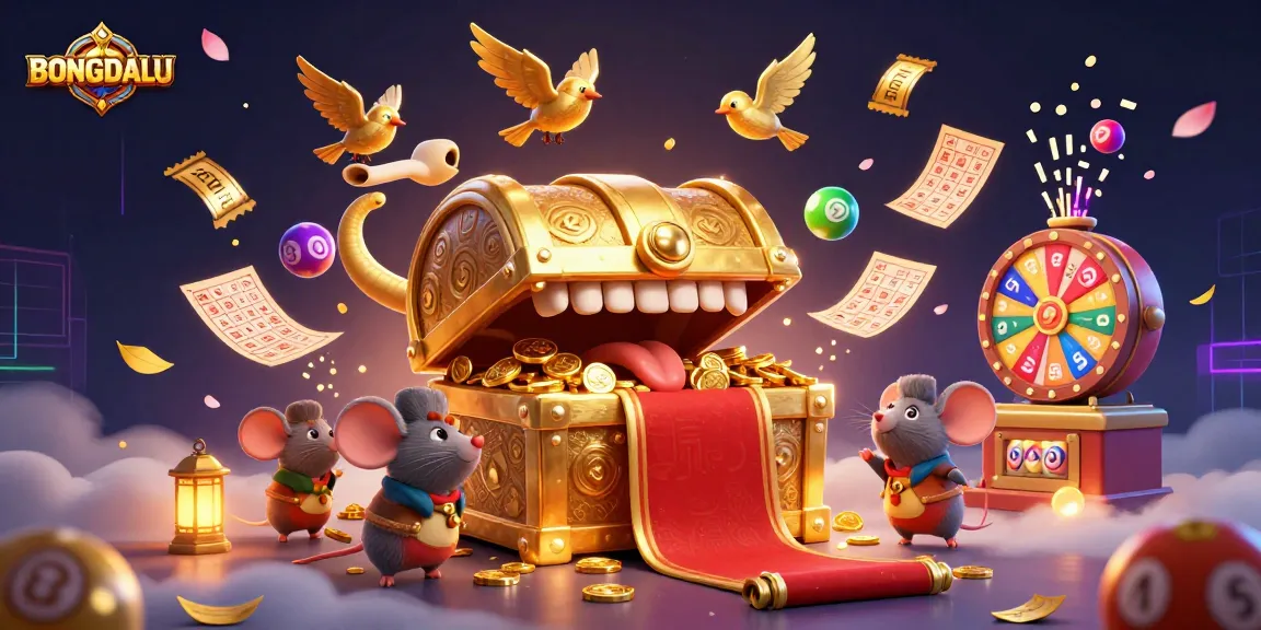 BONGDALU offers thrilling lottery action with dynamic balls and a treasure chest, promising wealth and excitement.