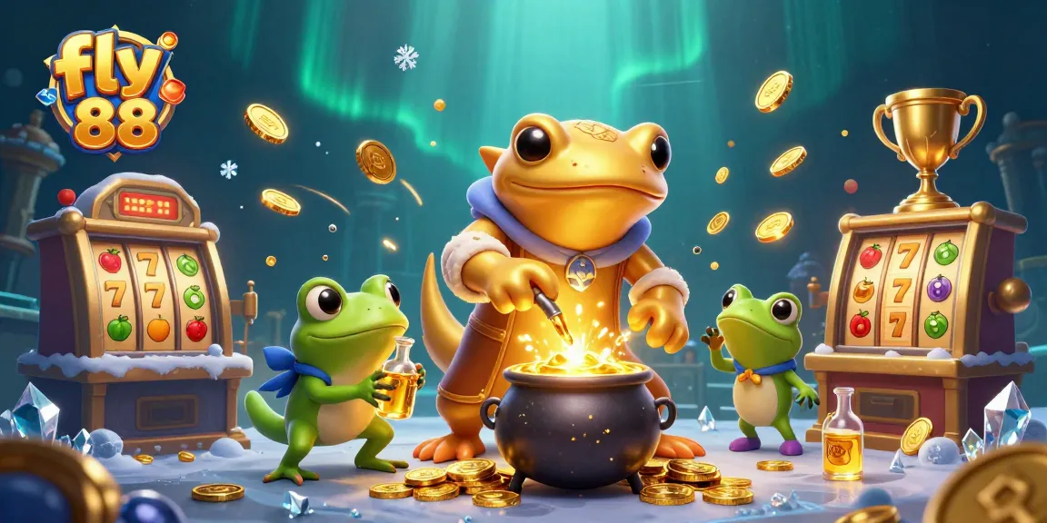 Experience the thrill of fly 88 with a vibrant scene of gold transmutation in a dynamic casino atmosphere.