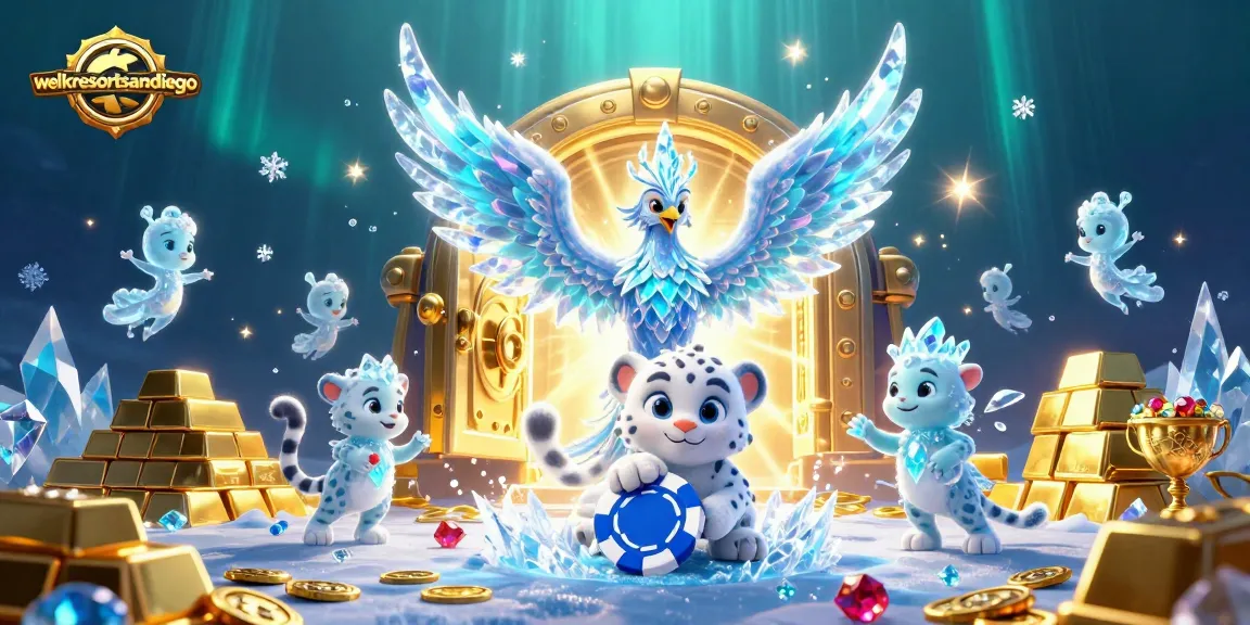 Experience thrilling gameplay at welkresortsandiego with an exhilarating casino scene featuring stunning ice-themed characters.