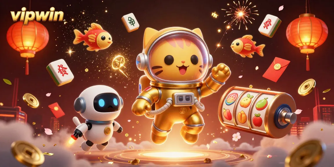 Engage with vipwin's thrilling gaming world while exploring vibrant symbols and characters.