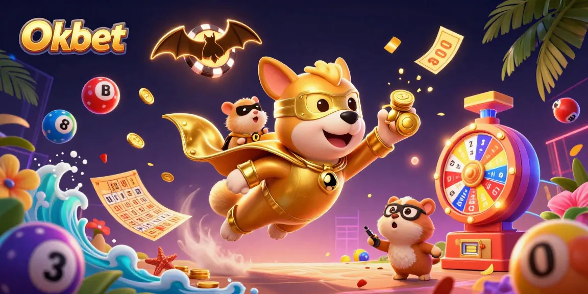 Unleash winning potential with Oxbet's vibrant casino illustration showcasing thrilling games and energy.