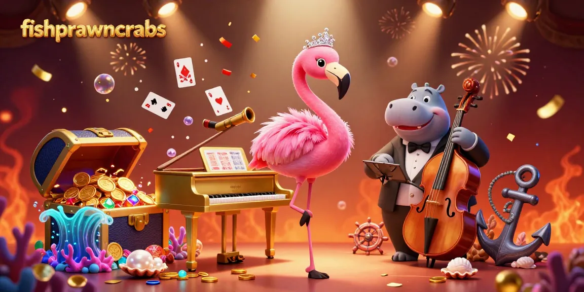 Engage in the thrill of fishprawncrabs casino gaming with vibrant scenes of underwater treasures and lively characters.