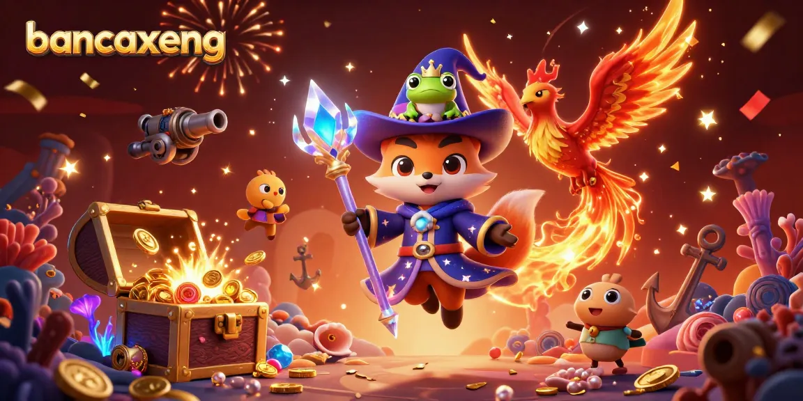 bancaxeng delivers thrilling ocean adventures with mystical wizards, treasure chests, and fish game cannons.